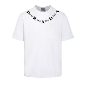 T-shirt Prada Bicycle Print White PD019