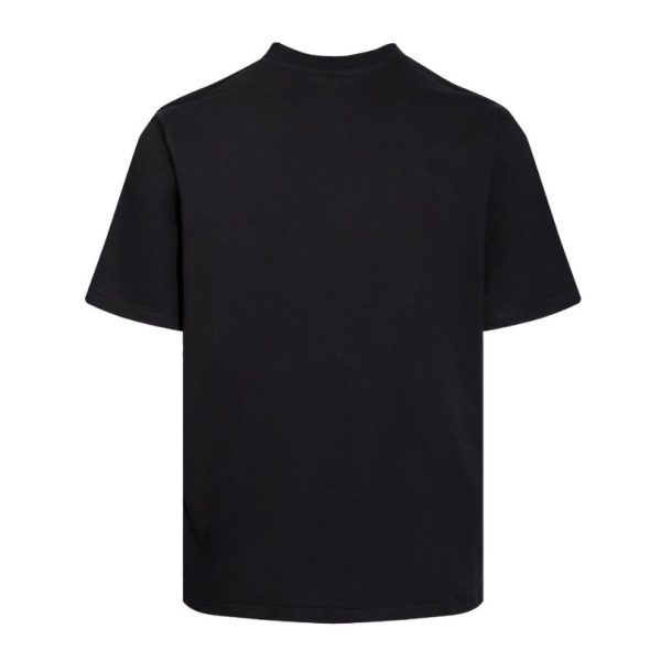 T-shirt Prada Milano Triangle Logo Black PD020 - Image 2