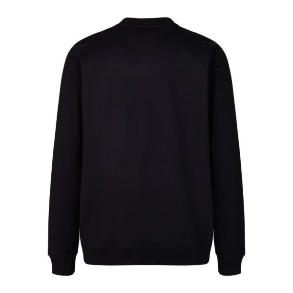 Sweatshirt Prada Deer Embroidery Black PD022 - Image 2
