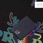 Sweatshirt Prada Deer Embroidery Black PD022 - Image 6