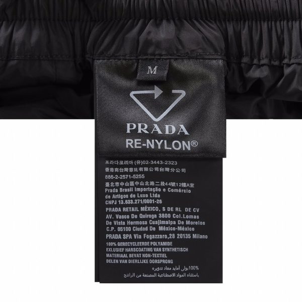 Pants Prada Nylon Black Track PD025 - Image 9