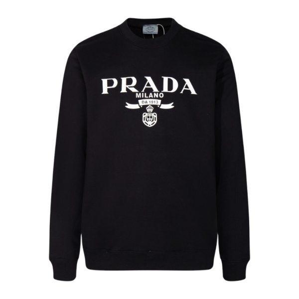 d108999_19096-1.jpg Sweatshirt Prada Milano Black Crewneck PD026 - Image 1