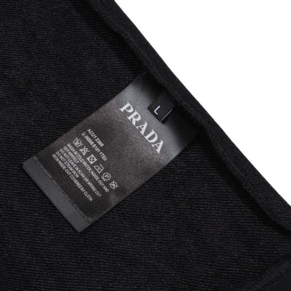 Sweatshirt Prada Milano Black Crewneck PD026 - Image 9