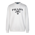 Sweatshirt Prada Milano White Crewneck PD027