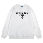 Sweatshirt Prada Milano White Crewneck PD027 - Image 2