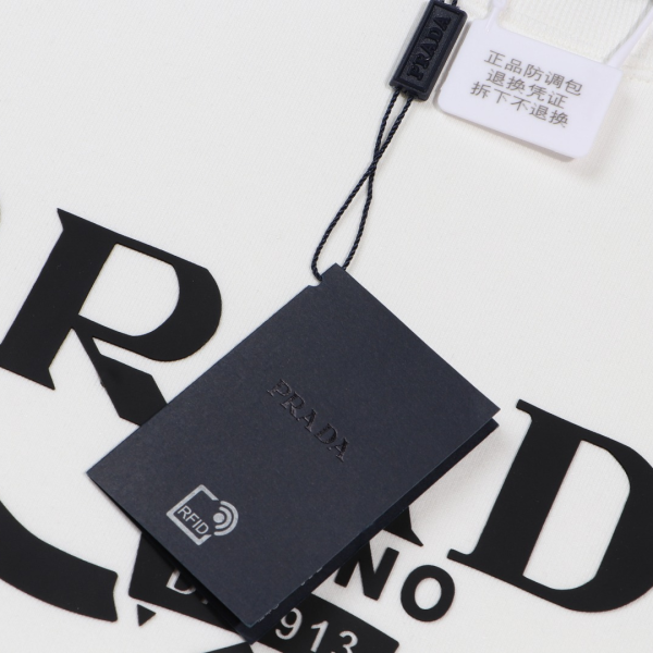 Sweatshirt Prada Milano White Crewneck PD027 - Image 8