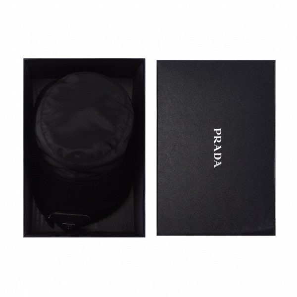 Bucket Hat Prada Milano Black Nylon PD029 - Image 7