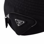 Bucket Hat Prada Black Nylon Pouch Strap PD030 - Image 3