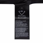Bucket Hat Prada Black Nylon Pouch Strap PD030 - Image 10