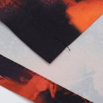 Shirt Prada Orange Black Graphic Print PD031 - Image 8