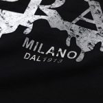 T-shirt Prada Milano Black Drip Logo PD035 - Image 4