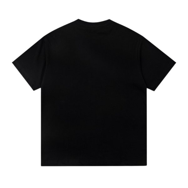 T-shirt Prada Black Graphic Logo PD038 - Image 2
