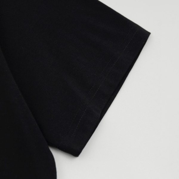 T-shirt Prada Black Graphic Logo PD038 - Image 5