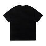 T-shirt Prada Black Triangle Graphic Logo PD040 - Image 2