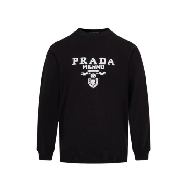 d109233_18498-1.jpg Sweater Prada Milano Black Men’s PD044 - Image 1