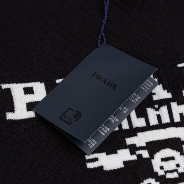 Sweater Prada Milano Black Men’s PD044 - Image 9