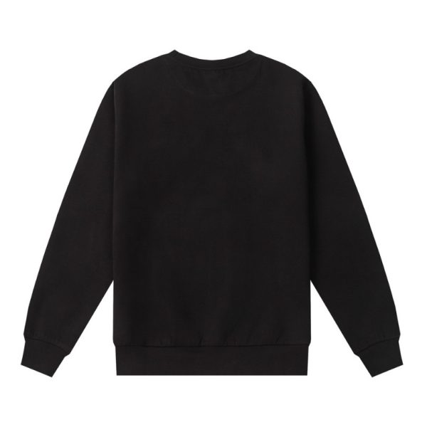 Sweatshirt Prada Black Logo Crewneck PD045 - Image 2