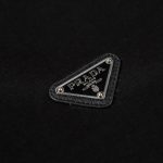 Sweatshirt Prada Black Logo Crewneck PD045 - Image 3