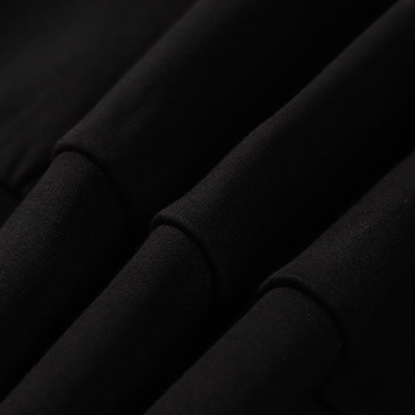 Sweatshirt Prada Black Logo Crewneck PD045 - Image 5