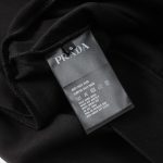 Sweatshirt Prada Black Logo Crewneck PD045 - Image 9