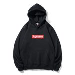 Hoodie Supreme Box Logo Black SP009