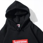 Hoodie Supreme Box Logo Black SP009 - Image 9