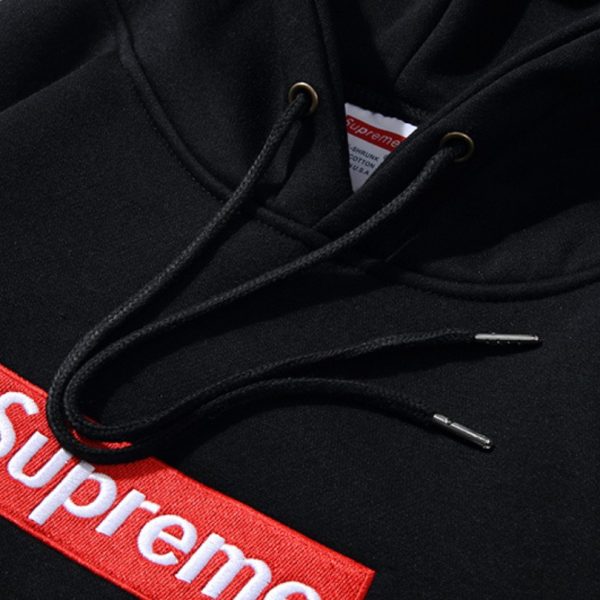 Hoodie Supreme Box Logo Black SP009 - Image 10