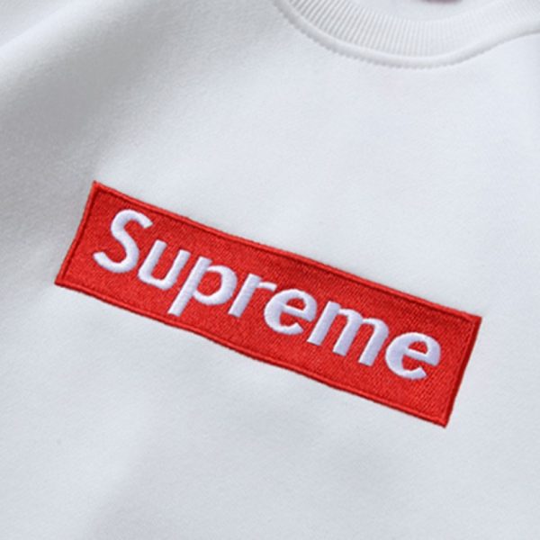 Sweatshirt Supreme Box Logo White SP011 - Image 3