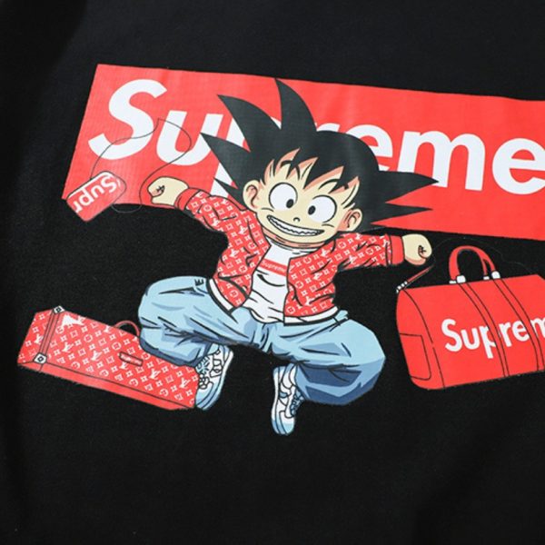 T-shirt Supreme Goku Black Graphic SP013 - Image 3