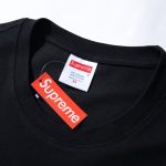 T-shirt Supreme Red Logo Black SP014 - Image 6