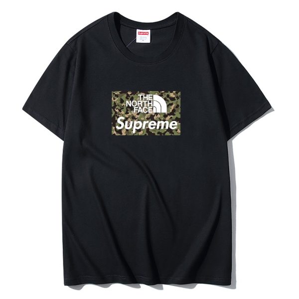 d109529_24518-1.jpg T-shirt Supreme x The North Face Camo Black SP015 - Image 1