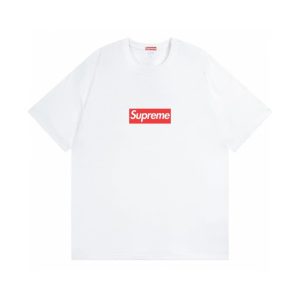 T-shirt Supreme Box Logo White Script SP016