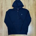 Ralph Lauren Zip Up Hooded Full Tracksuit Navy Blue RP001 - Image 2