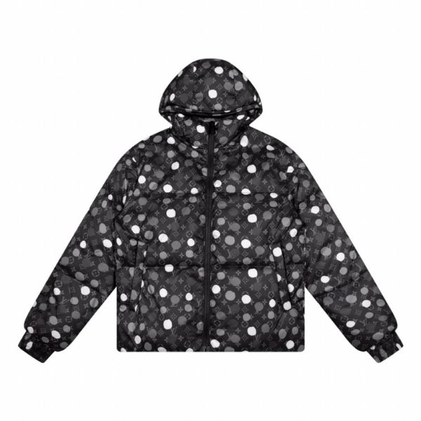 d109779_7973-1.jpg Jacket Louis Vuitton Polka Dot Puffer LV022 - Image 1