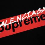 T-shirt Balenciaga x Supreme Collab Black SP029 - Image 3