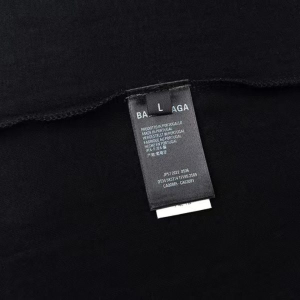 T-shirt Balenciaga x Supreme Collab Black SP029 - Image 8