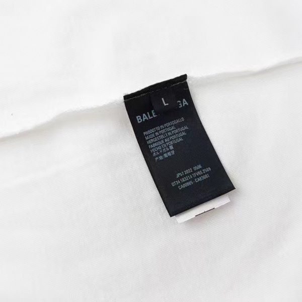 T-shirt Balenciaga x Supreme Collab White SP030 - Image 7