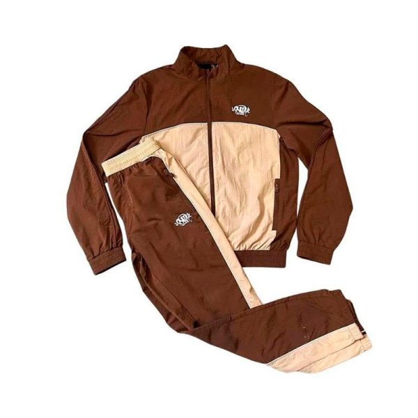 d109948_14579-1.jpg Set Syna Track Jacket and Pants Brown SN001 - Image 1