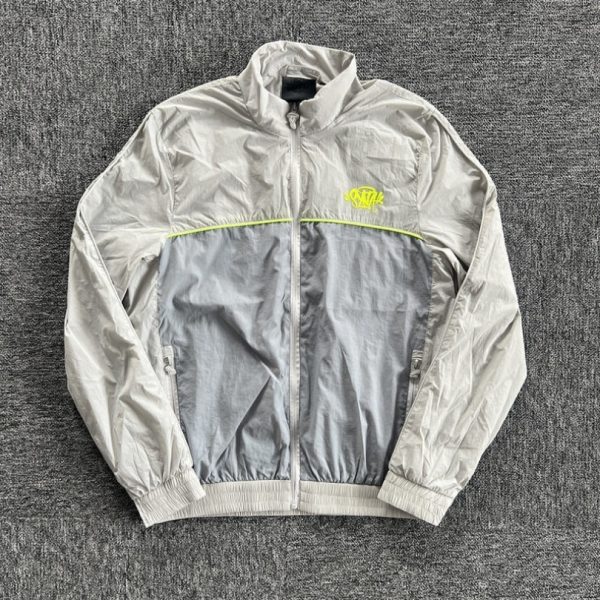 Set Syna Gray and Yellow Track Jacket and Pants SN002 - Image 2