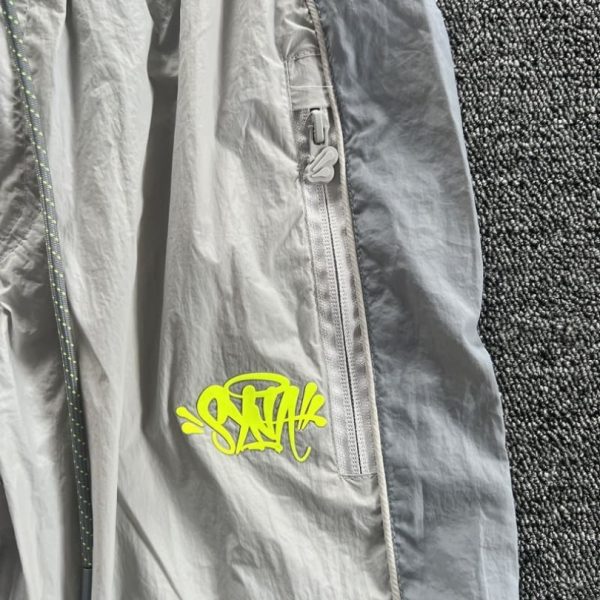 Set Syna Gray and Yellow Track Jacket and Pants SN002 - Image 7