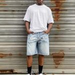 Shorts Ice Cream Running Dog Denim Shorts IC001 - Image 7