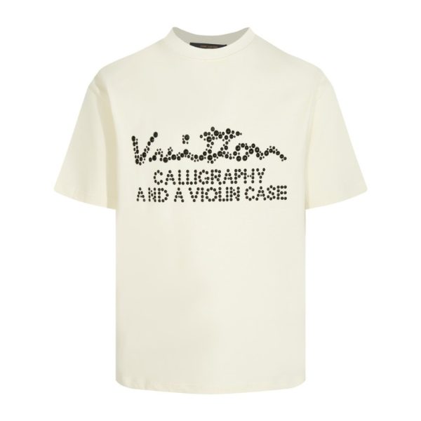 d110020_23011-1.jpg T-shirt Louis Vuitton Studded Calligraphy LV024 - Image 1