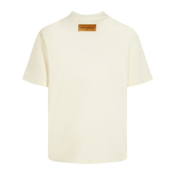 T-shirt Louis Vuitton Studded Calligraphy LV024 - Image 2