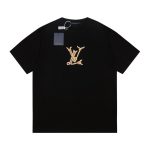 T-shirt Louis Vuitton Rope Logo Black LV026
