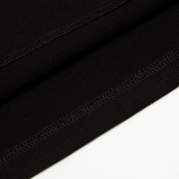 T-shirt Louis Vuitton Rope Logo Black LV026 - Image 5