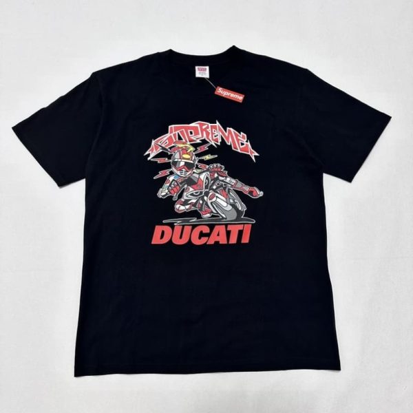T-shirt Supreme Ducati Racing Graphic Black SP037 - Image 3