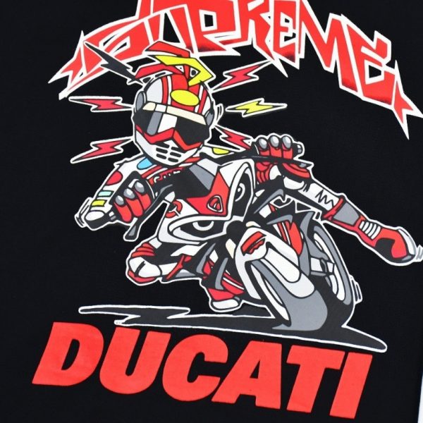 T-shirt Supreme Ducati Racing Graphic Black SP037 - Image 5