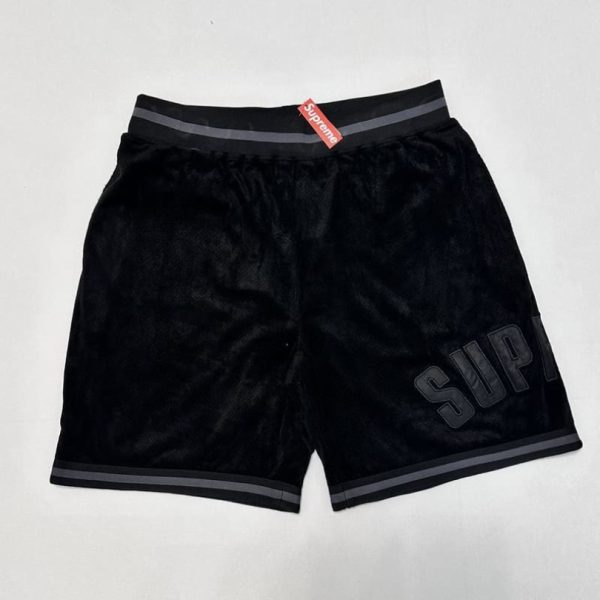 Shorts Supreme Velour Logo Embroidery SP039 - Image 2