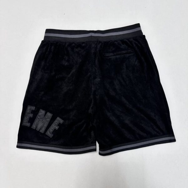 Shorts Supreme Velour Logo Embroidery SP039 - Image 3