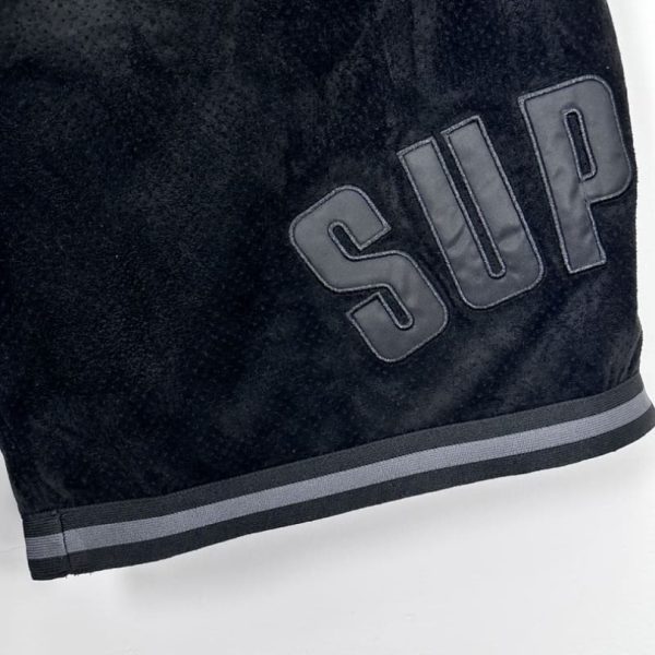 Shorts Supreme Velour Logo Embroidery SP039 - Image 4